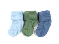 MP aquamarine cotton socks (3-pack)